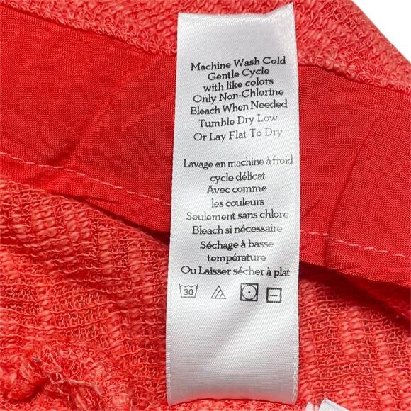 ANTHROPOLOGIE LEFT OF CENTER Evie High-Low Button-Up Orange Cardigan Size L - Picture 8 of 8
